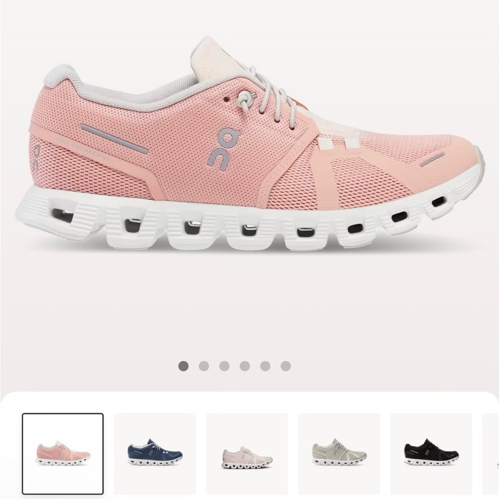 NWT- New, never worn women’s pink On Cloud sneakers- Cloud 5